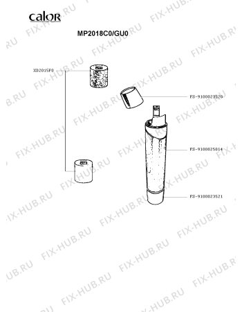 Схема №1 MP2018C0/GU0 с изображением Другое для бритвы (эпилятора) Rowenta FS-9100023520