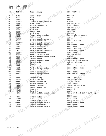 Схема №18 GM245160 с изображением Винт для посудомойки Bosch 00323832