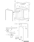 Схема №2 GS 6973 WEISS с изображением Отгораживание для посудомоечной машины Whirlpool 482000095383