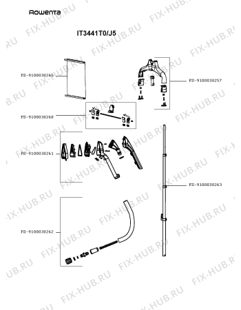 Схема №2 IT3441T0/J5 с изображением Электропитание для утюга (парогенератора) Rowenta FS-9100030264