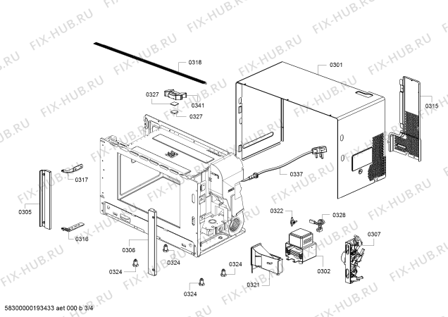 Схема №2 BF634LGS1A Siemens с изображением Планка для плиты (духовки) Siemens 11020639