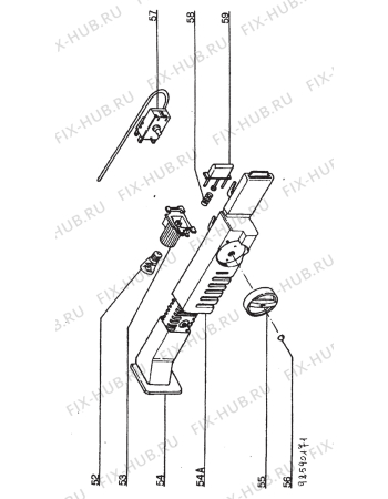 Взрыв-схема холодильника Electrolux ER1731U - Схема узла Section 4