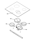 Схема №4 HUE62KS (F080940) с изображением Переключатель для плиты (духовки) Indesit C00280723