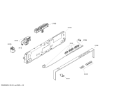 Схема №3 SGS55T23EU с изображением Рамка для электропосудомоечной машины Bosch 00449145