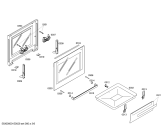 Схема №2 HGV425120N с изображением Фронтальное стекло для духового шкафа Bosch 00249544