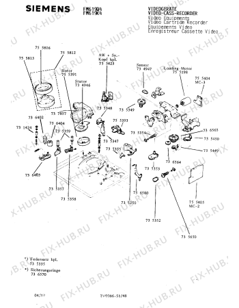 Схема №25 FM706Q1 с изображением Электролитический конденсатор Siemens 00736999