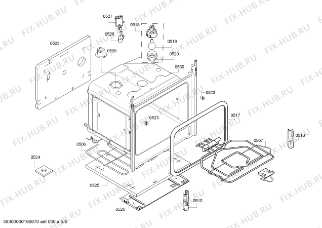 Схема №3 HCE743220F с изображением Кабель для электропечи Bosch 00659814