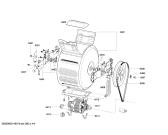 Схема №2 WOT20351FF с изображением Панель управления для стиральной машины Bosch 00668192