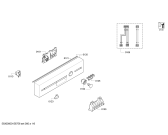 Схема №5 SR24E202EU с изображением Передняя панель для посудомойки Siemens 00707440