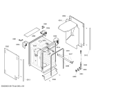 Схема №3 SRI45T25EU с изображением Передняя панель для посудомоечной машины Bosch 00662289