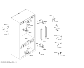 Схема №3 RB492701 с изображением Стеклопанель для холодильника Bosch 00749409