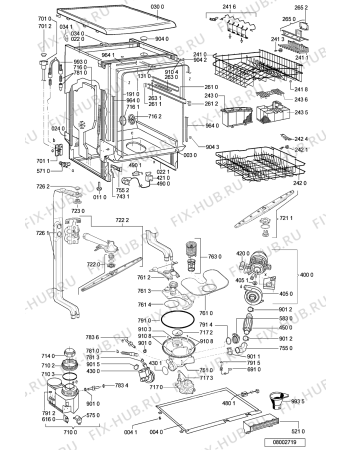 Схема №2 ADG 3756 IXM с изображением Микромодуль для посудомойки Whirlpool 481231028063