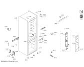 Схема №1 KGN49EI4P Bosch с изображением Дверь для холодильника Bosch 00718451