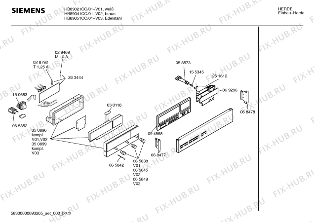 Схема №4 HB89021CC с изображением Инструкция по эксплуатации для электропечи Siemens 00522736