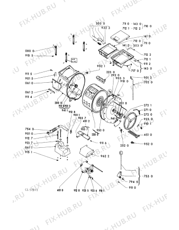 Схема №1 AWG884 PW с изображением Декоративная панель Whirlpool 481944018993