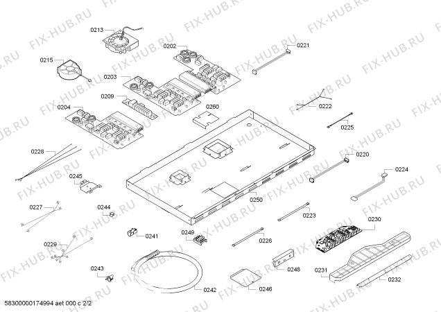 Схема №1 NIT8666UC IH6 USA с изображением Модуль управления для электропечи Bosch 00630715