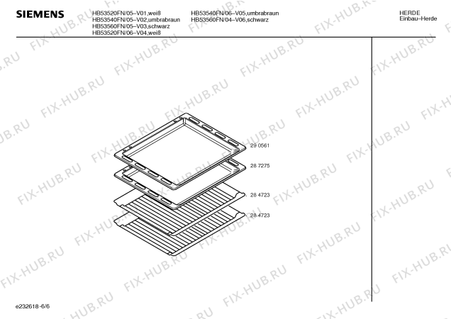 Схема №3 HB53541FN с изображением Панель управления для плиты (духовки) Siemens 00351039