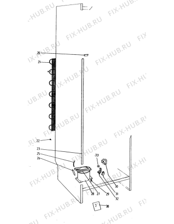 Взрыв-схема холодильника Upo UJK379R - Схема узла C10 Cold, users manual