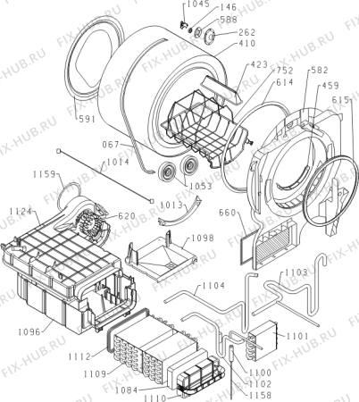 Взрыв-схема стиральной машины Gorenje D8764N (386171, SP10/331) - Схема узла 05