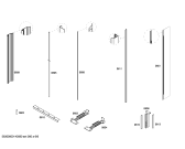 Схема №3 CI24RP00AU с изображением Стеклопанель для холодильника Siemens 00682559