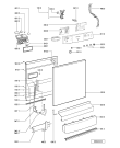 Схема №1 XLE 24 ARBNA с изображением Обшивка для электропосудомоечной машины Whirlpool 481245373032