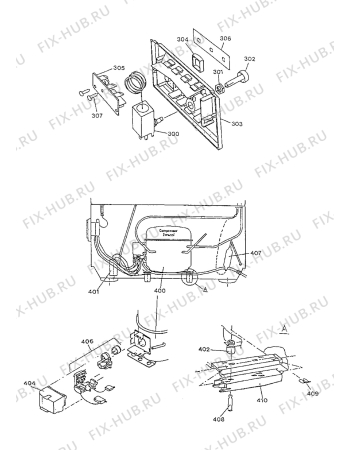 Схема №1 EC 3821S с изображением Компрессор для холодильной камеры Aeg 2913203002