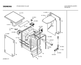 Схема №3 SF24A262GB EXTRAKLASSE с изображением Передняя панель для электропосудомоечной машины Siemens 00365127