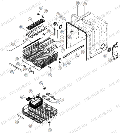 Схема №2 D3155 NO   -White Bi (170601, DW20.5) с изображением Панель управления для посудомойки Gorenje 268301