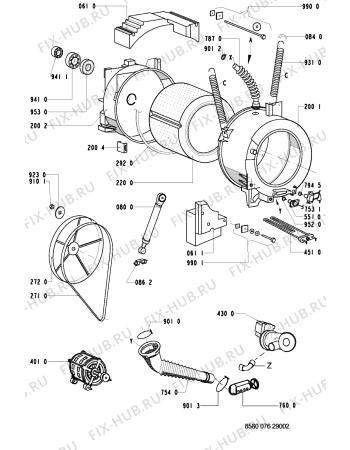 Схема №2 FL 8055 с изображением Другое для стиралки Whirlpool 481928228706