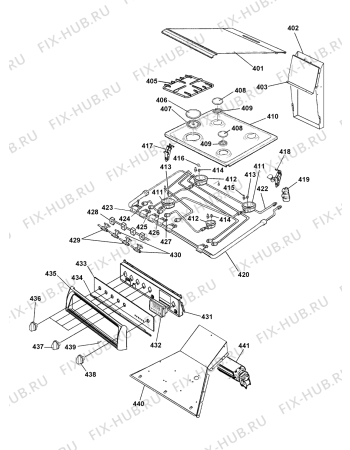 Схема №3 C60GCW (F053590) с изображением Запчасть для духового шкафа Indesit C00260961