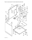 Схема №8 YMET3800TW2 с изображением Держатель для стиралки Whirlpool 481940479212