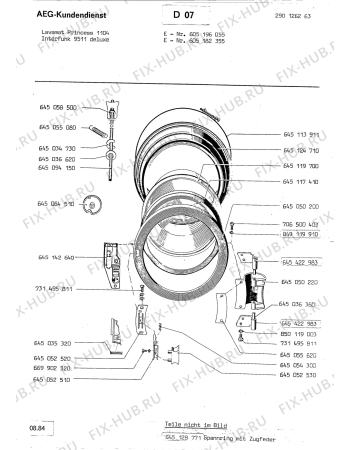 Взрыв-схема посудомоечной машины Interfunk (N If) INTERFUNK 9511DELUXE - Схема узла Section2
