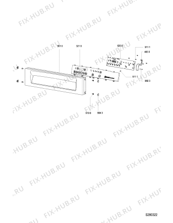Схема №3 TRA 4060 с изображением Вкладыш для электросушки Whirlpool 481245211074