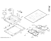 Схема №2 NIB801T14E с изображением Стеклокерамика для электропечи Bosch 00681894