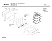 Схема №1 HM32421BY Siemens с изображением Стеклянная полка для электропечи Siemens 00234633