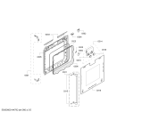Схема №2 BO241211 с изображением Уплотнитель двери для духового шкафа Bosch 00643039