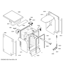 Схема №3 SRS46T48EU с изображением Столешница для посудомоечной машины Bosch 00476427