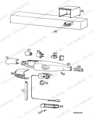 Взрыв-схема холодильника Bayer KG272/3SA - Схема узла Electrical equipment 268