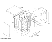 Схема №3 SMS69T32EU с изображением Передняя панель для посудомоечной машины Bosch 00676641