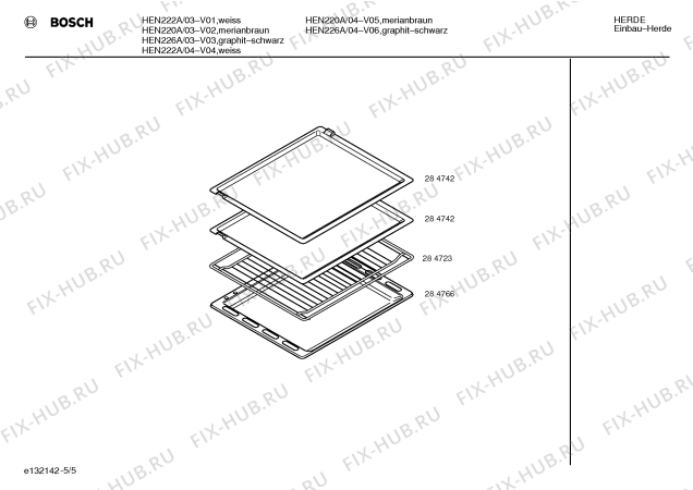 Схема №2 HEN226A с изображением Инструкция по эксплуатации для электропечи Bosch 00518284