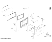 Схема №2 BM274110 с изображением Дверь для электропечи Bosch 00688696