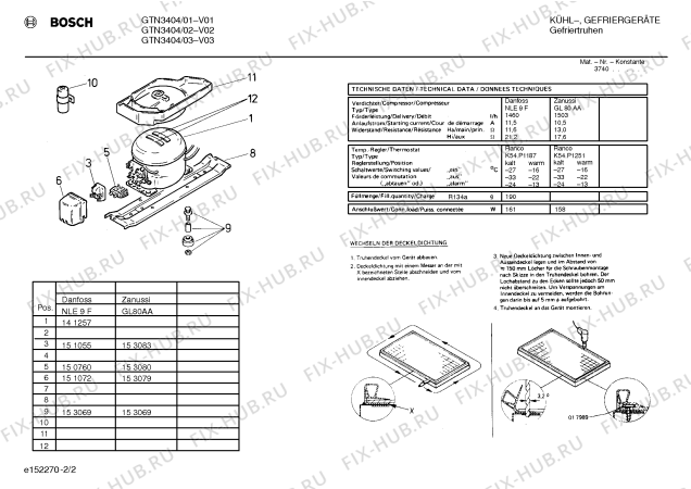 Взрыв-схема холодильника Bosch GTN3404 - Схема узла 02