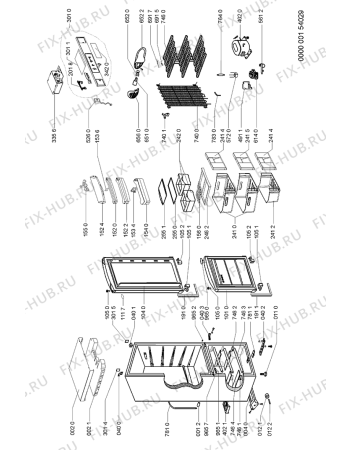 Схема №1 TGA 282/AL с изображением Дверца для холодильника Whirlpool 481241610172
