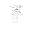 Схема №5 BTG 7602/1 D IN с изображением Противень (решетка) для духового шкафа Whirlpool 482000006095