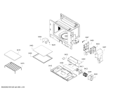 Схема №3 HMT85GR53 с изображением Дверь для плиты (духовки) Bosch 00688436