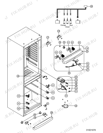 Схема №6 ARC 5360 с изображением Дверь для холодильника Whirlpool 480188800054