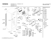 Схема №3 KS36U620 с изображением Дверь для холодильника Siemens 00219644