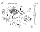 Схема №3 E1544W0 MEGA1544W с изображением Панель управления для плиты (духовки) Bosch 00439405
