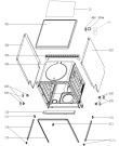 Схема №1 GS52214X (369312, GORENJE#8) с изображением Обшивка для посудомойки Gorenje 390289