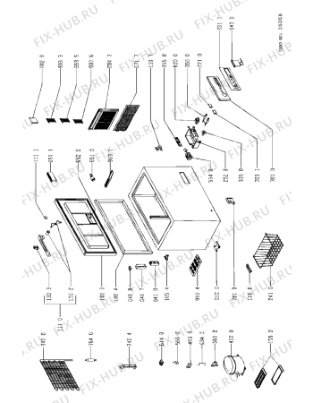 Схема №1 GTMS 2546/0 WS с изображением Датчик (сенсор) для холодильника Whirlpool 481934938135